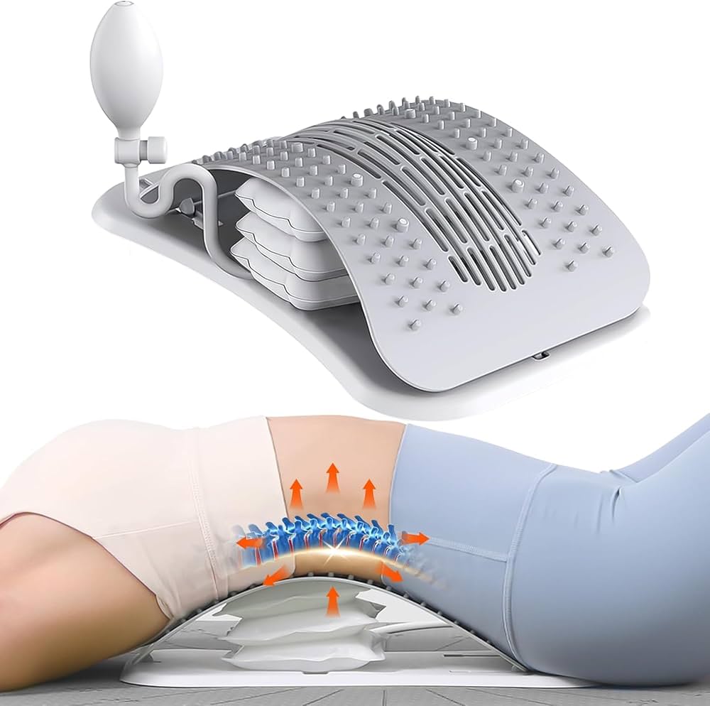 Étireur Lombaire Ergonomique à Pompe