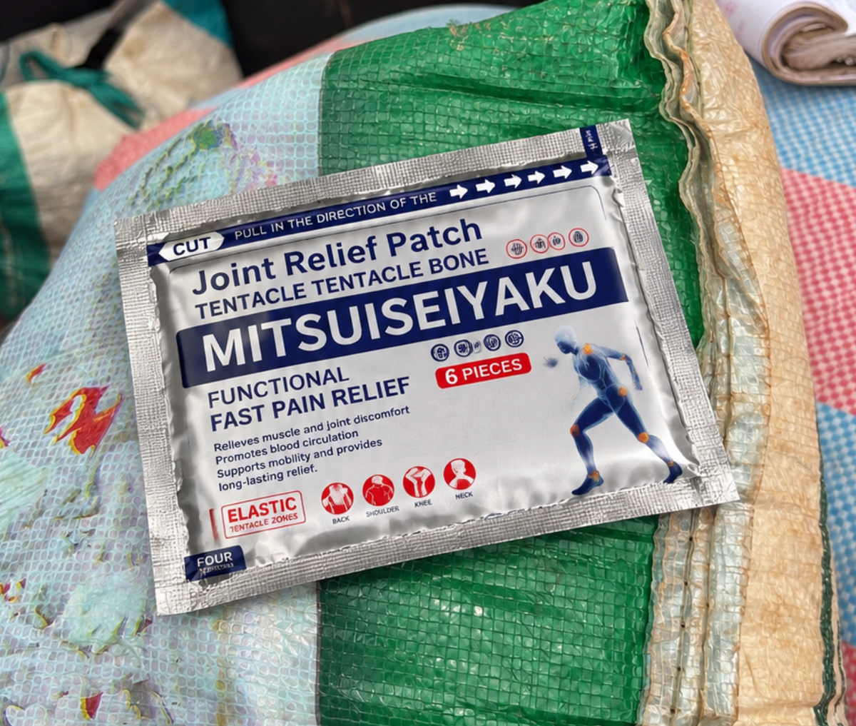 patch japonais anti-douleurs mitsui seiyaku pour genoux, dos & articulations 🌿